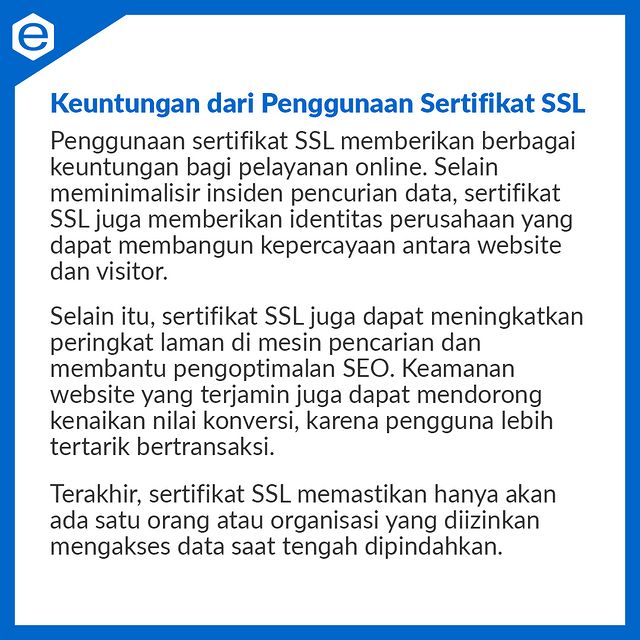 Pelajari pentingnya SSL untuk melindungi websitemu - 2024