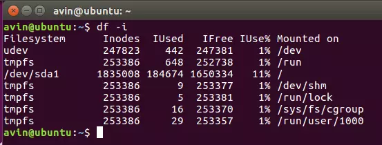 Perintah Shell atau Terminal Inodes