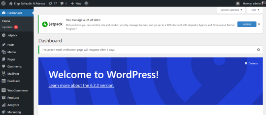 merubah tampilan halaman admin wordpress