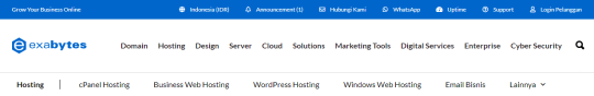 layanan hosting Exabytes