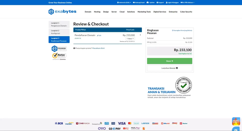 Panduan Membeli Domain Murah di Exabytes Indonesia - Tutorial Digital Marketing, Website, & Bisnis Online - Exabytes Panduan Membeli Domain Murah di Exabytes Indonesia - 2025