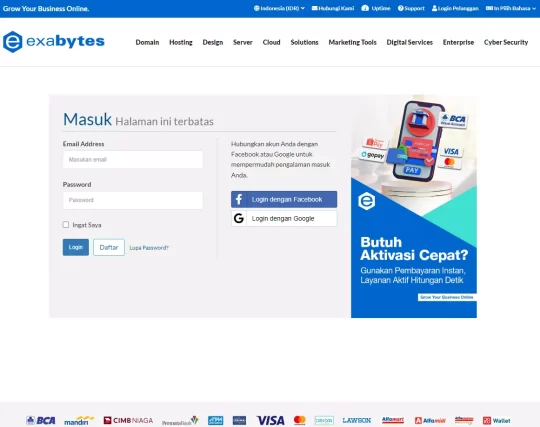 Panduan Perpanjangan Domain di Exabytes