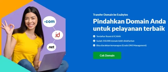 proses transfer domain di exabytes
