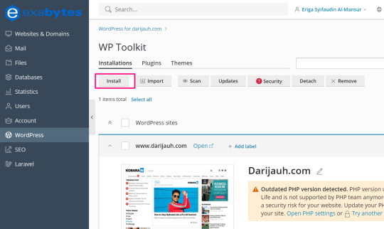 WordPress Toolkit: Pengertian, Fitur, Versi, dan Cara Menggunakannya - 2024