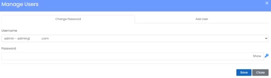 masukkan password baru di softaculous