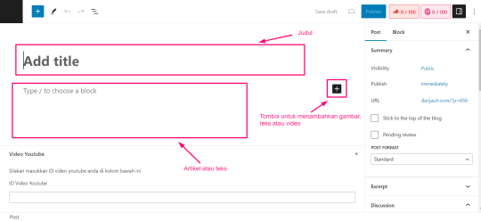 cara membuat website wordpress