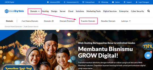 Perbedaan Transfer Domain dan Pointing Domain yang Wajib Diketahui - Tutorial Digital Marketing, Website, & Bisnis Online - Exabytes Perbedaan Transfer Domain dan Pointing Domain yang Wajib Diketahui - 2025