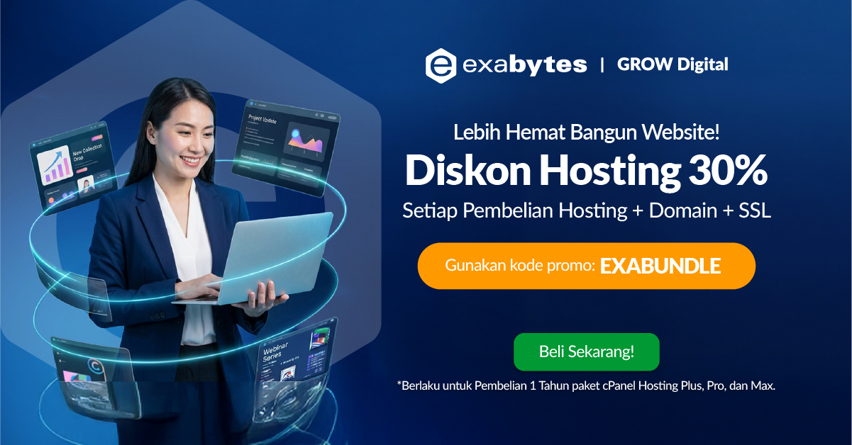 Lupa Perpanjang Domain dan Hosting, Apa Sih Dampaknya? - Tutorial Digital Marketing, Website, & Bisnis Online - Exabytes diskon hosting 30% - exabundle