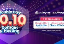 Mau Punya Website Profesional? Dapatkan Domain .COM Murah di Exabytes! promo domain com
