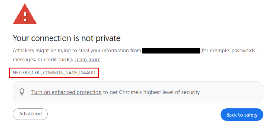 apa itu err_cert_common_name_invalid
