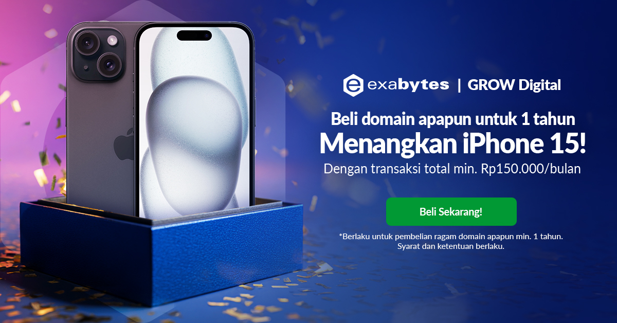 Spesial Bulan Agustus: Dapatkan Promo Domain & Hosting Terbaik Hanya di Exabytes! - Tutorial Digital Marketing, Website, & Bisnis Online - Exabytes Spesial Bulan Agustus: Dapatkan Promo Domain & Hosting Terbaik Hanya di Exabytes! - 2025