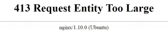 Cara Mengatasi Error 413 Request Entity Too Large
