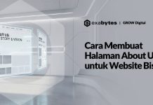 Cara Membuat Halaman About Us untuk Website Bisnis halaman about us