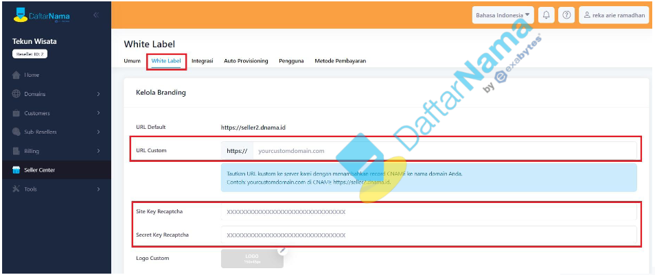 Cara Mengaktifkan White Label untuk Reseller Domain Exabytes - Tutorial Digital Marketing, Website, & Bisnis Online - Exabytes Cara Mengaktifkan White Label untuk Reseller Domain Exabytes - 2026