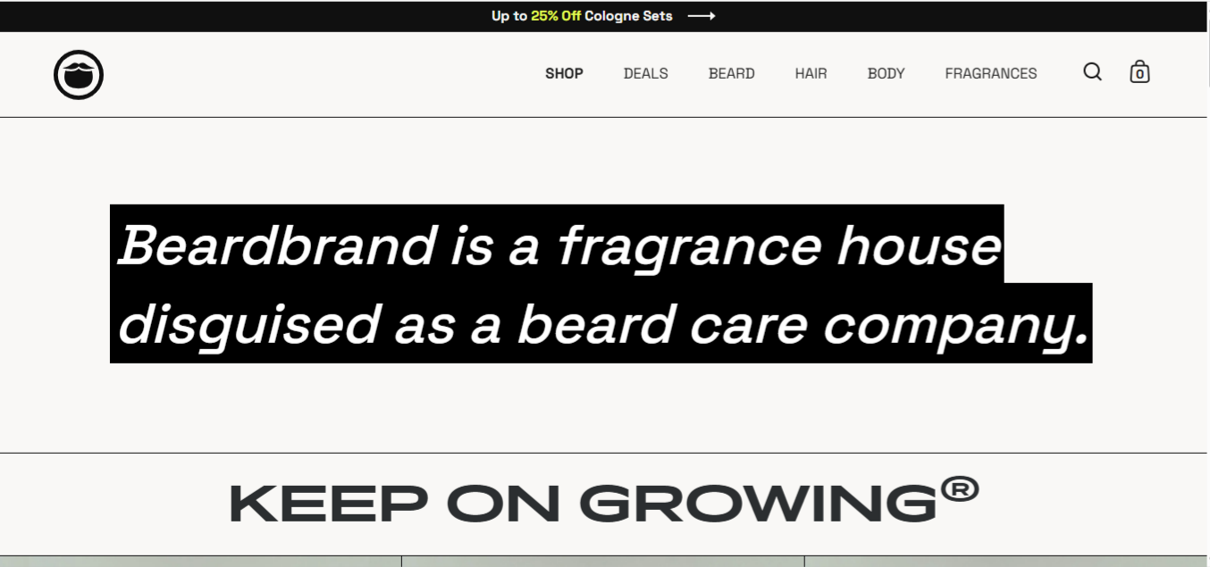 15 Contoh Web Jualan Menarik untuk Inspirasi Bisnis Online - Tutorial Digital Marketing, Website, & Bisnis Online - Exabytes Beardbrand