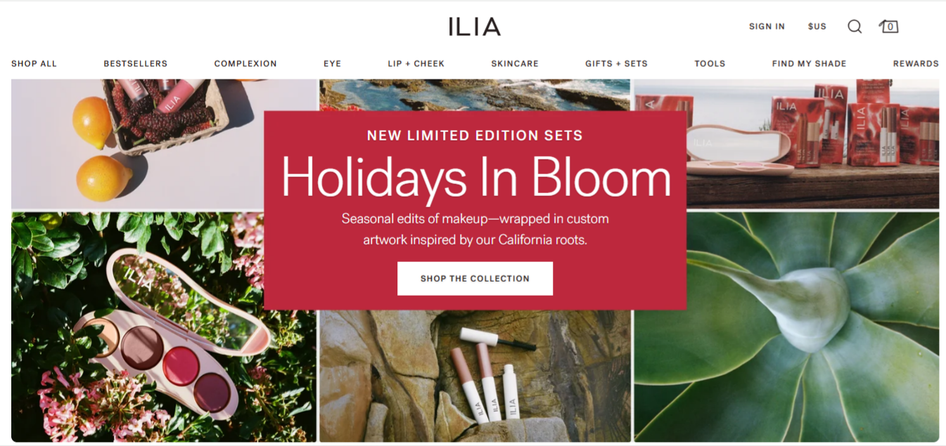 15 Contoh Web Jualan Menarik untuk Inspirasi Bisnis Online - Tutorial Digital Marketing, Website, & Bisnis Online - Exabytes Ilia Beauty
