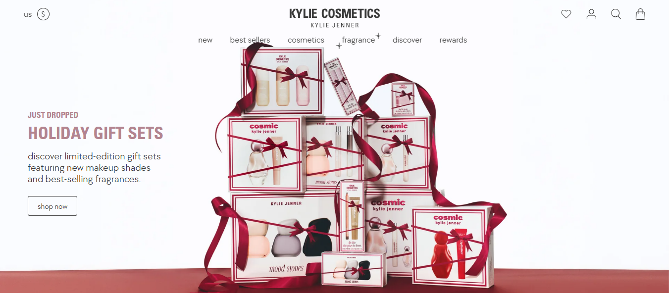 15 Contoh Web Jualan Menarik untuk Inspirasi Bisnis Online - Tutorial Digital Marketing, Website, & Bisnis Online - Exabytes Kylie Cosmetics