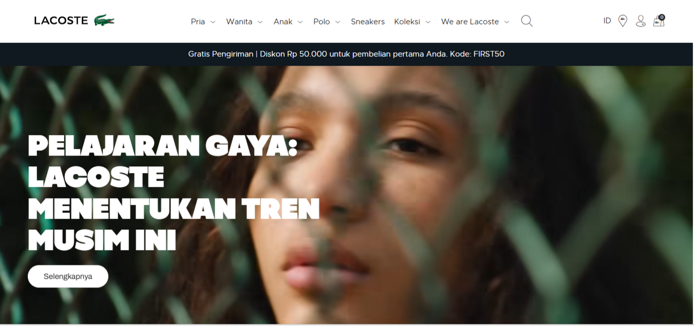 15 Contoh Web Jualan Menarik untuk Inspirasi Bisnis Online - Tutorial Digital Marketing, Website, & Bisnis Online - Exabytes Lacoste