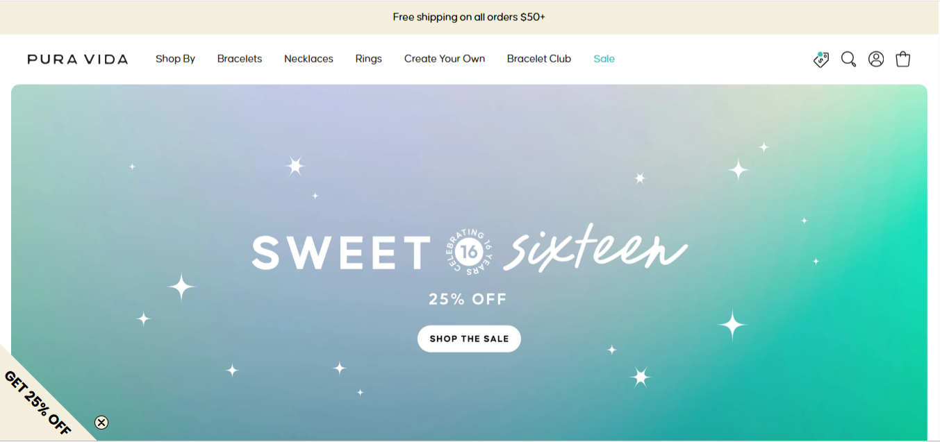 15 Contoh Web Jualan Menarik untuk Inspirasi Bisnis Online - Tutorial Digital Marketing, Website, & Bisnis Online - Exabytes Pura Vida Bracelets