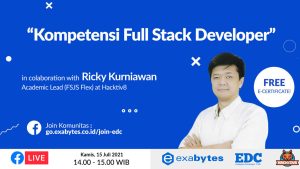 Exabytes Developer Club: "Kompetensi Full Stack Developer”