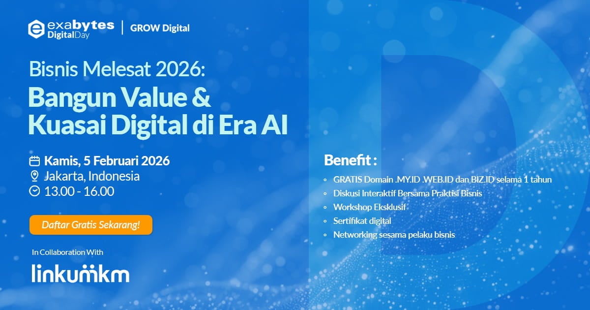 Bisnis Melesat 2026: Bangun Value & Kuasai Digital di Era AI